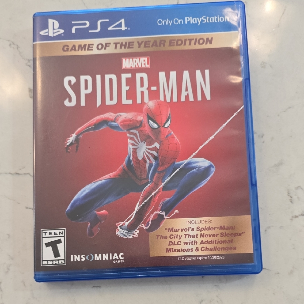 Marvel Spider-Man PS4 Game - Red and Blue Edition